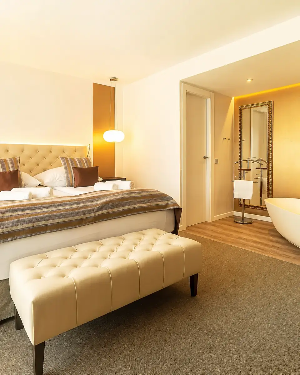 Suite with freestanding bathtub at The Sky Hotel