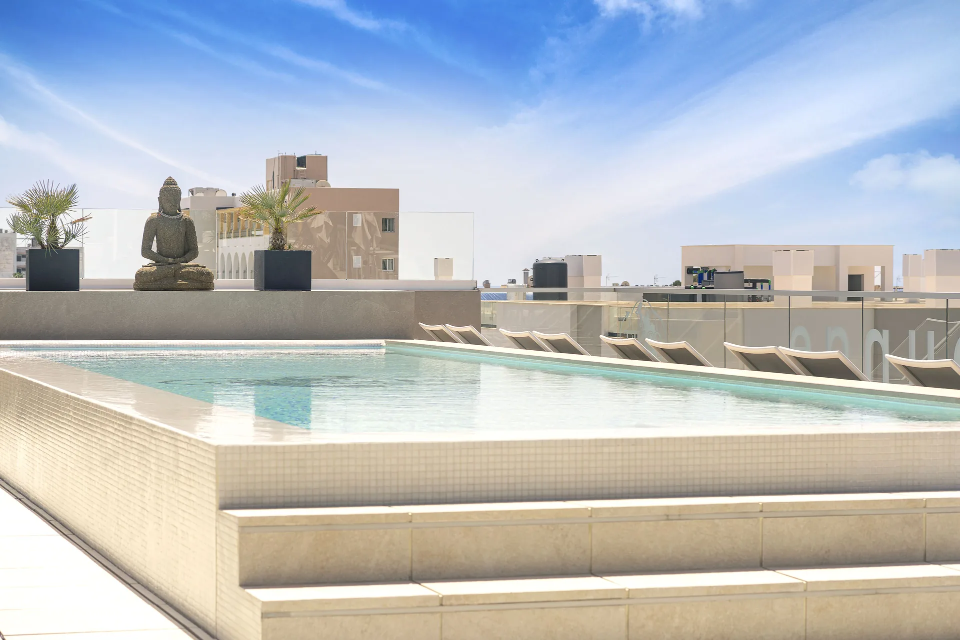 Rooftop pool